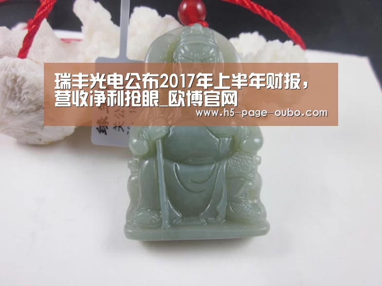 瑞丰光电公布2017年上半年财报,营收净利抢眼_欧博官网(图2) 欧博登入